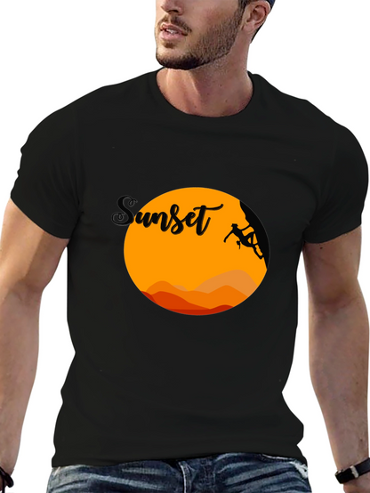 Sunset Climbing T-Shirt - Adventure Ready
