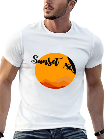 Sunset Climbing T-Shirt - Adventure Ready