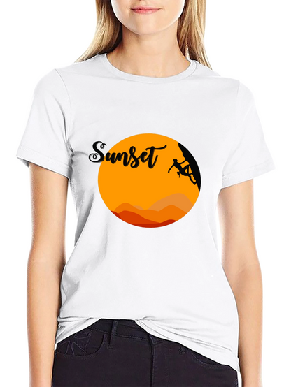 Sunset Climbing T-Shirt - Adventure Ready