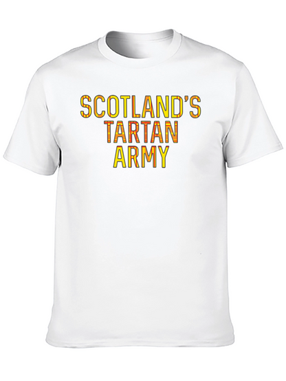 Scotlands Tartan Army Black T-Shirt