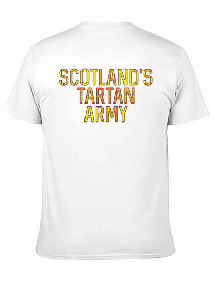 Scotlands Tartan Army Black T-Shirt
