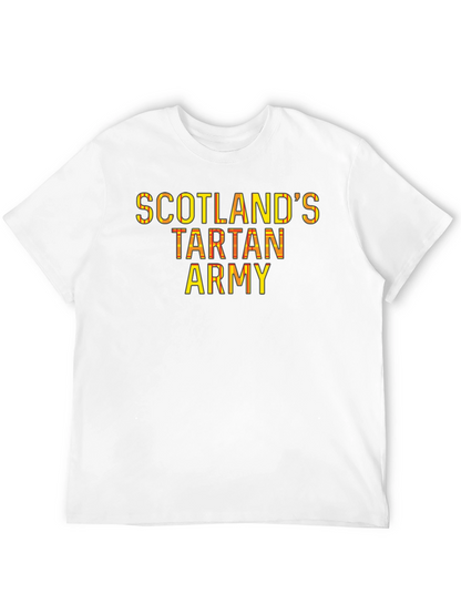 Scotlands Tartan Army Black T-Shirt