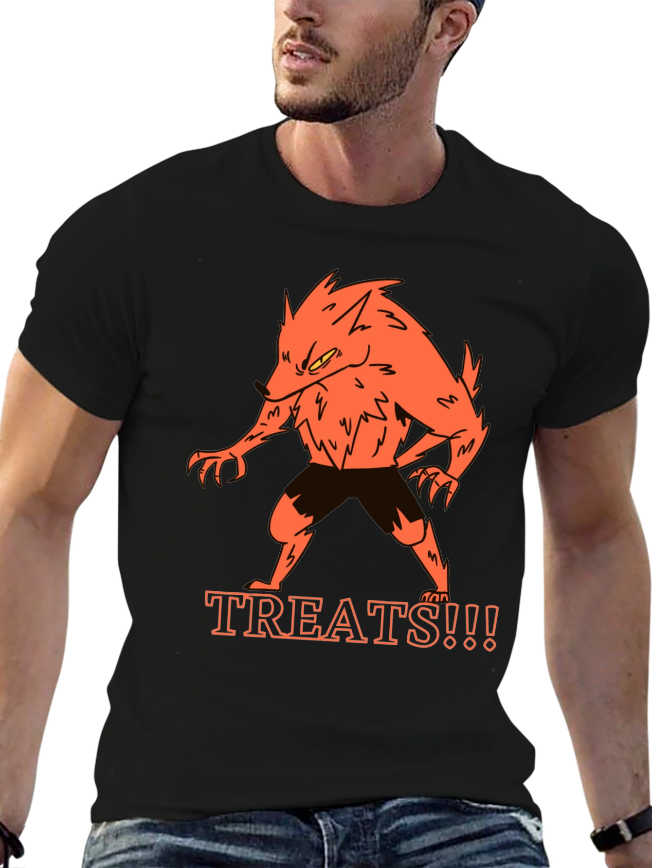 Monster Treats Black T-Shirt