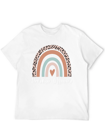 Parole Officer Rainbow Graphic Tee