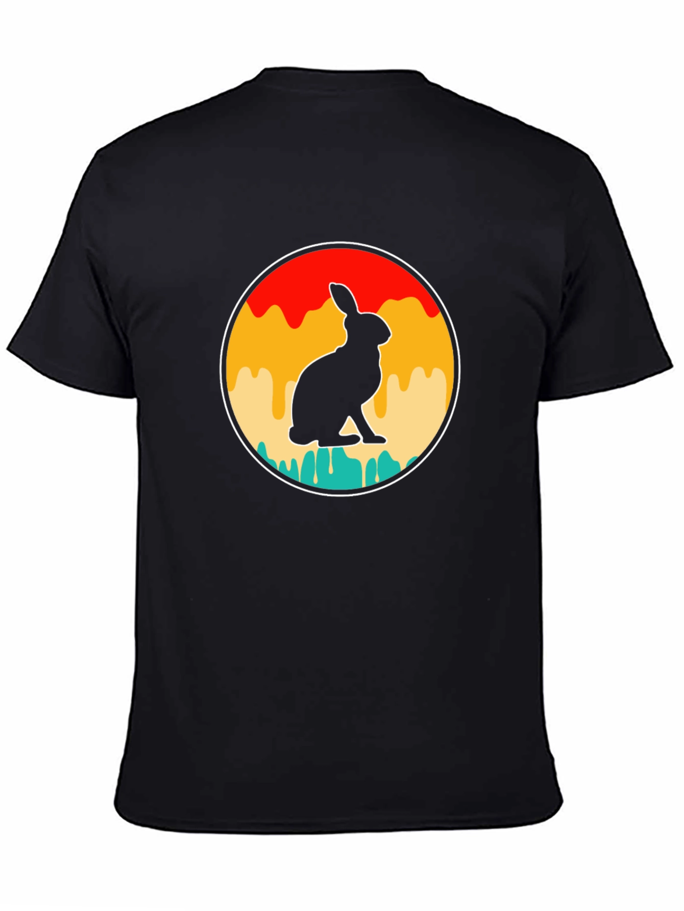 Retro Rabbit Graphic T-Shirt