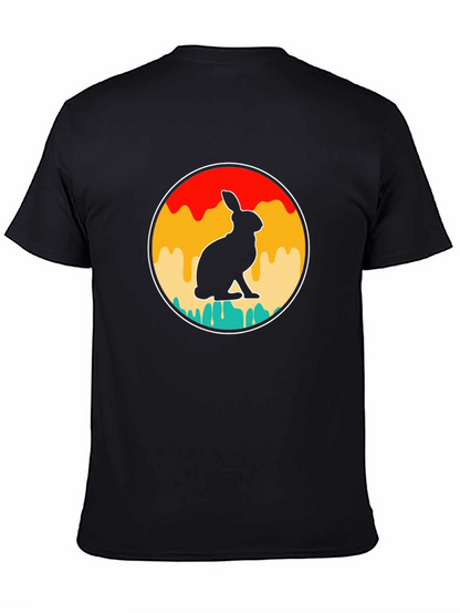 Retro Rabbit Graphic T-Shirt
