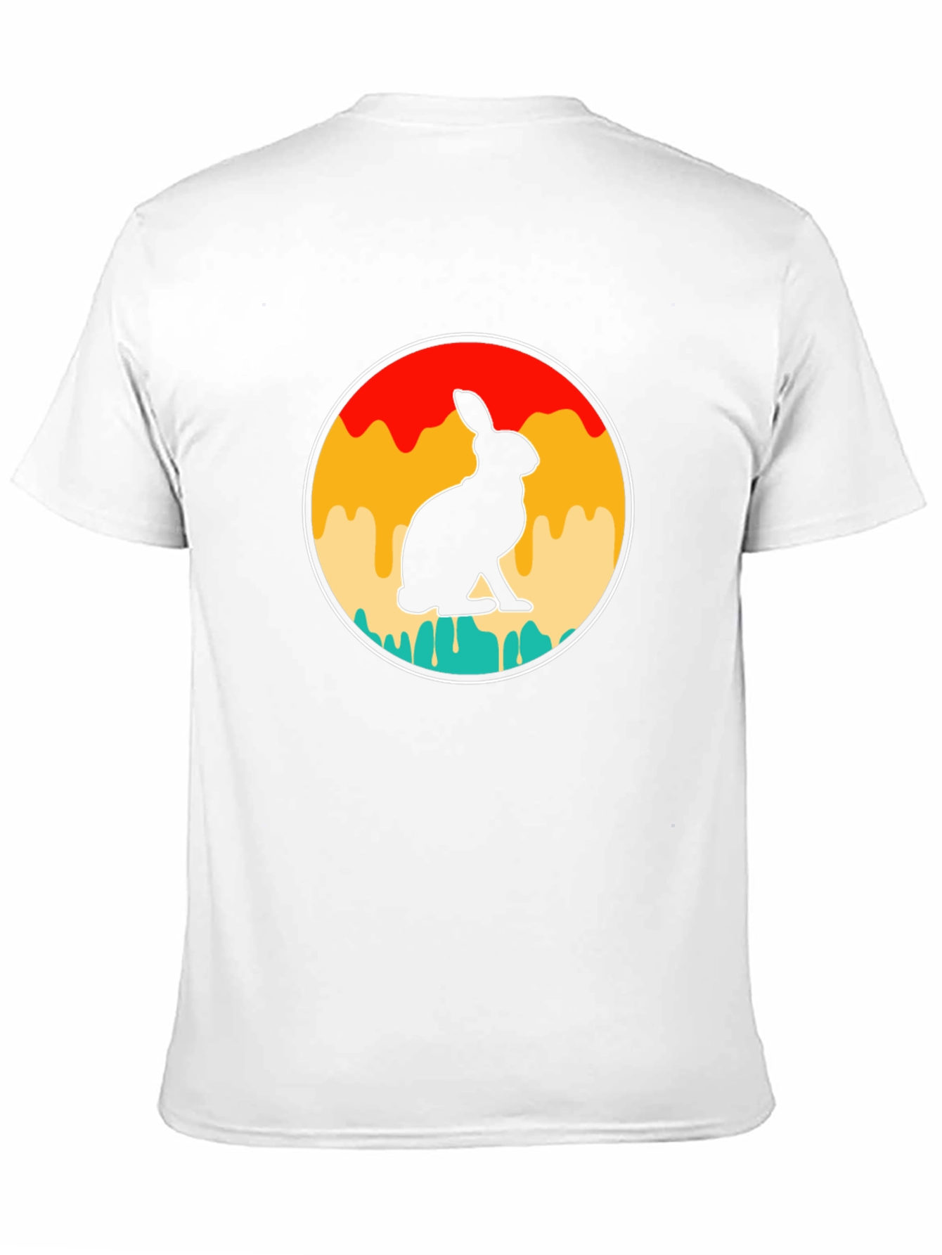 Retro Rabbit Graphic T-Shirt