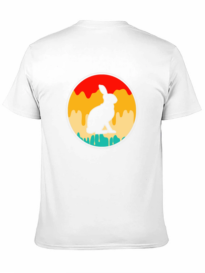 Retro Rabbit Graphic T-Shirt