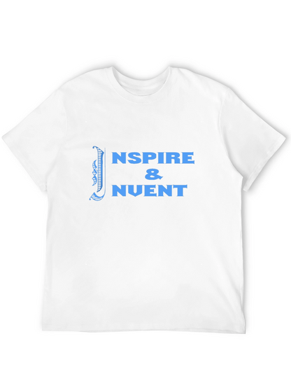Inspire & Invent Black Graphic Tee