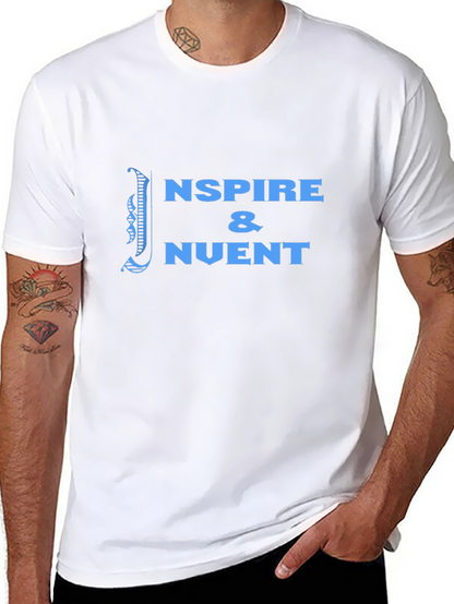 Inspire & Invent Black Graphic Tee