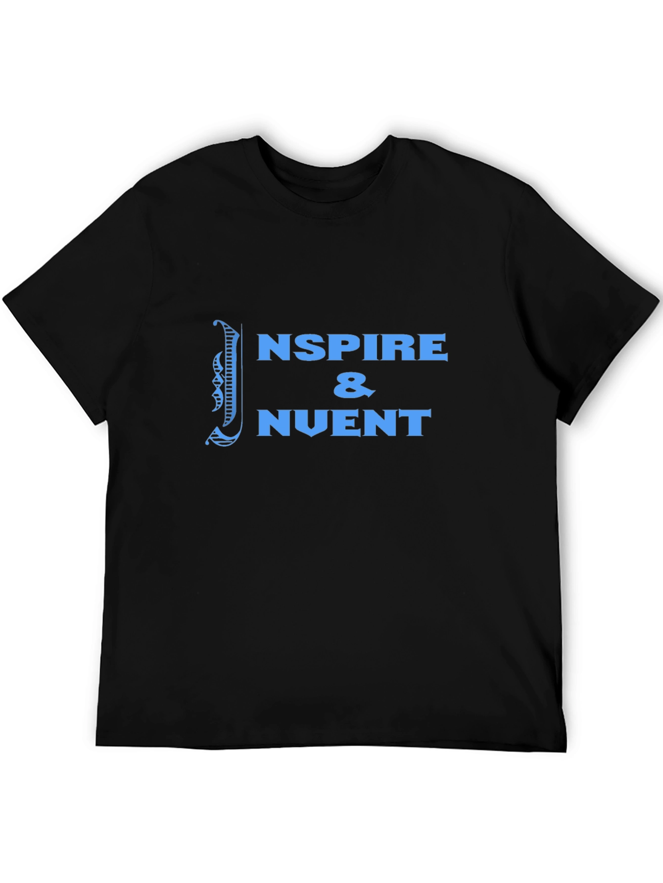 Inspire & Invent Black Graphic Tee