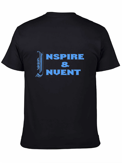 Inspire & Invent Black Graphic Tee