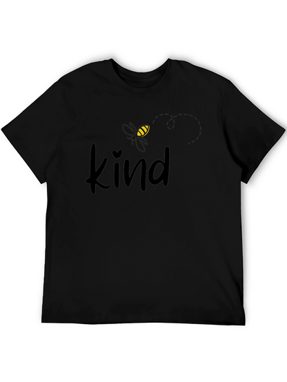 Bee Kind Graphic Print Crewneck Tee