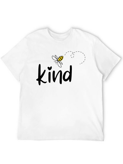 Bee Kind Graphic Print Crewneck Tee