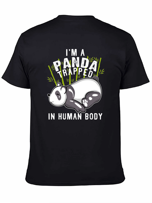 Im a Panda Trapped in Human Body T-Shirt