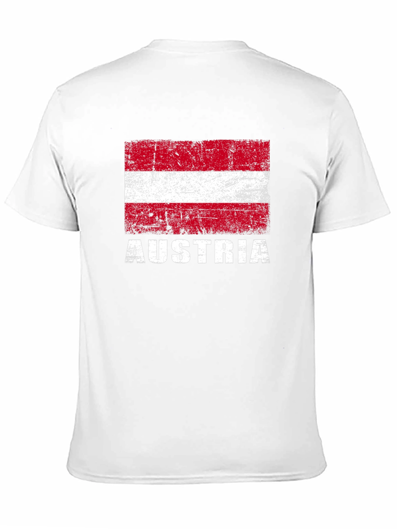 Austria Flag T-Shirt - Distressed Design