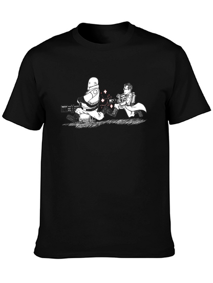 Scientist and Soldier Black T-Shirt