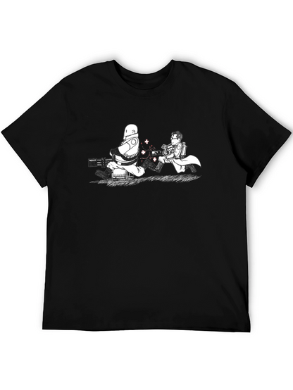 Scientist and Soldier Black T-Shirt
