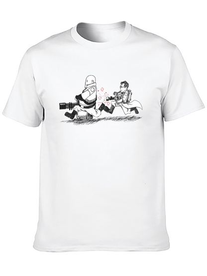 Scientist and Soldier Black T-Shirt