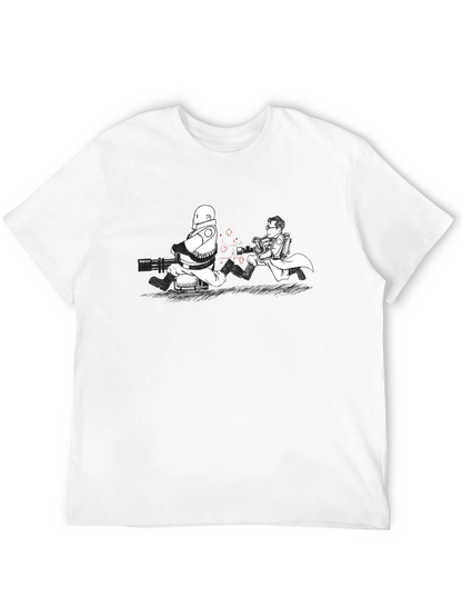 Scientist and Soldier Black T-Shirt