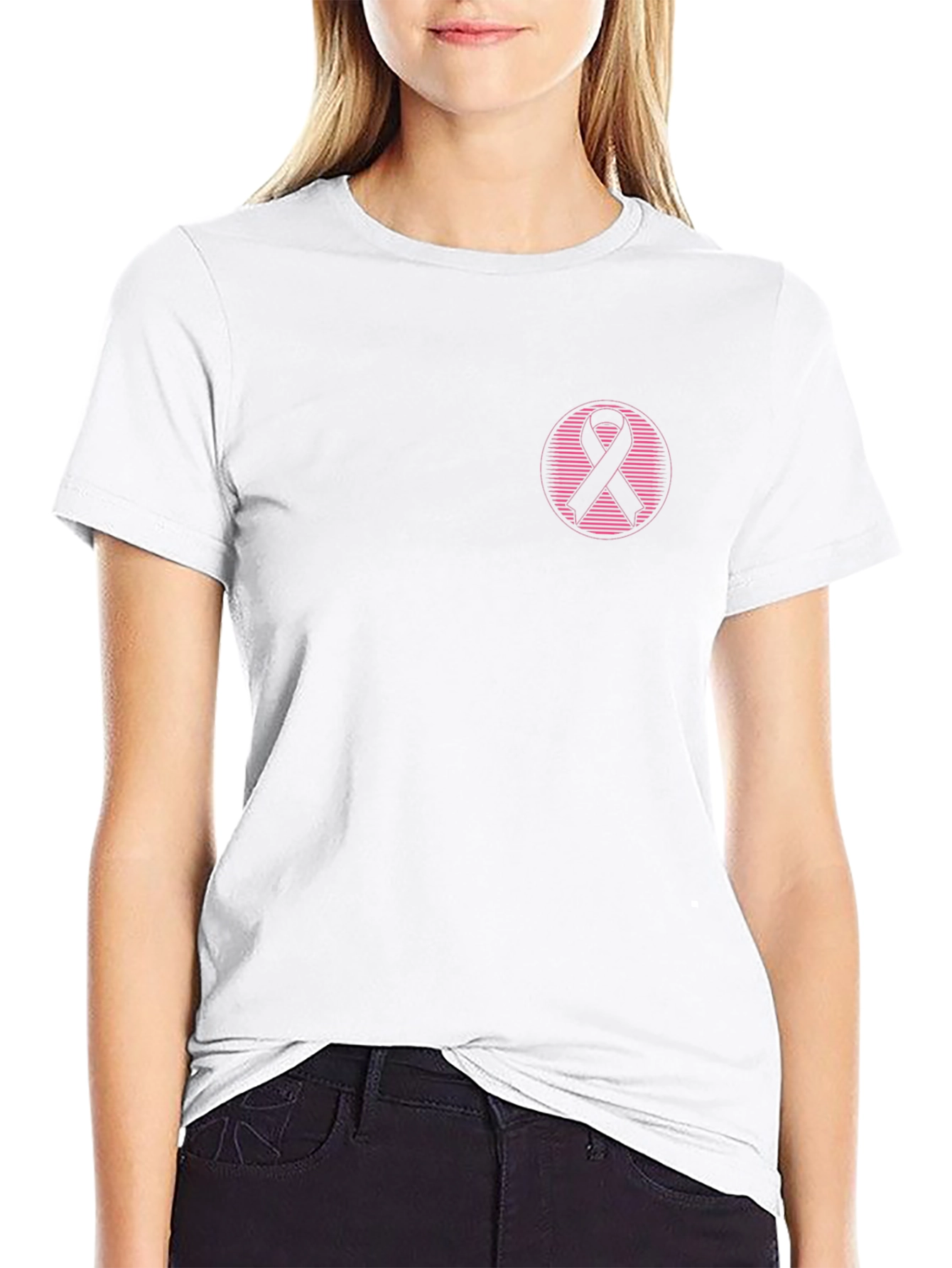 Ribbon Graphic Tee - Black