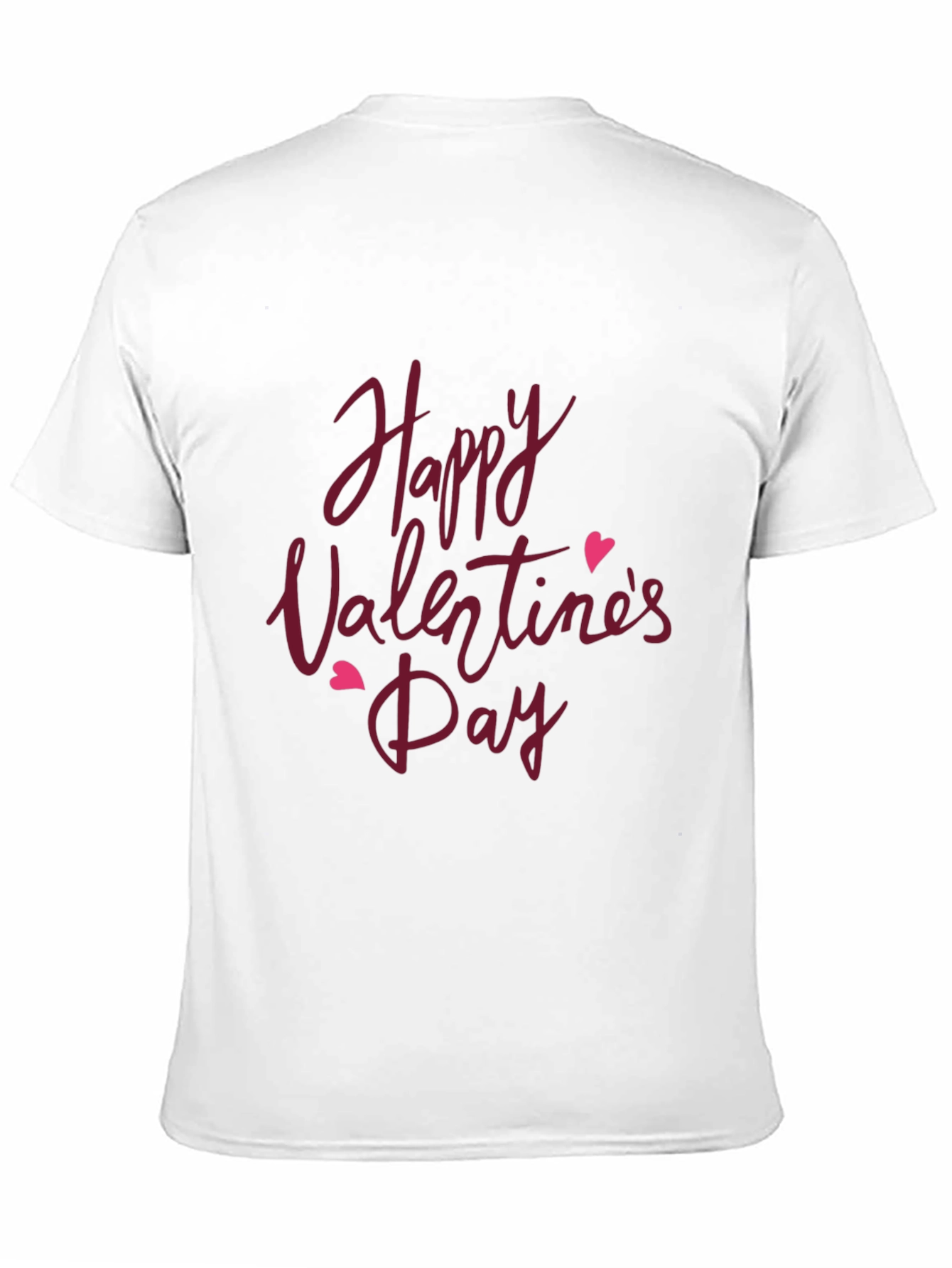 Happy Valentines Day T-Shirt - Black