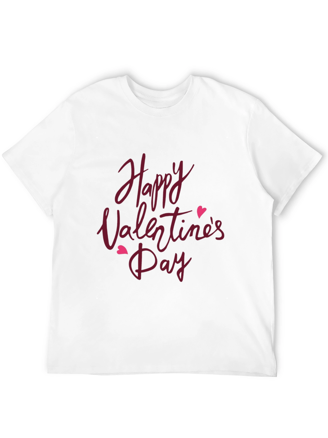 Happy Valentines Day T-Shirt - Black