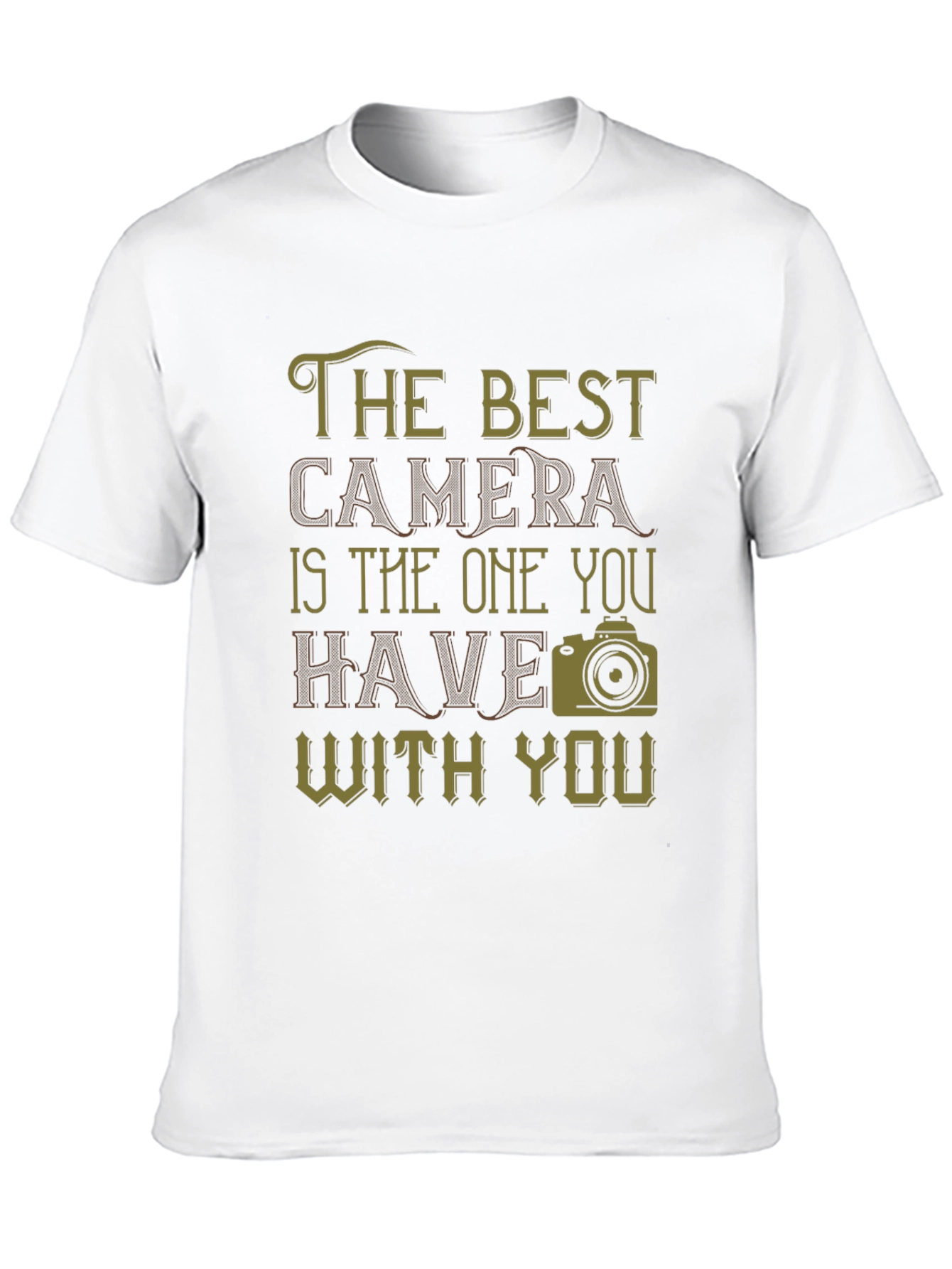 The Best Camera Graphic T-Shirt - Photography Lover Tee