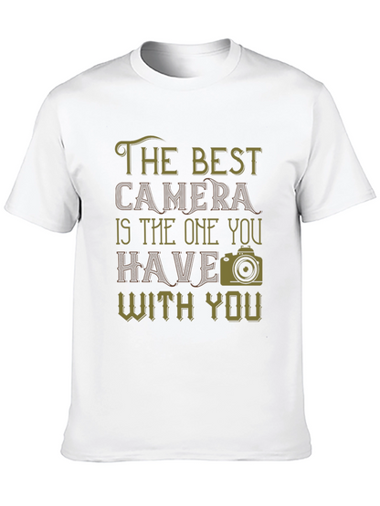 The Best Camera Graphic T-Shirt - Photography Lover Tee