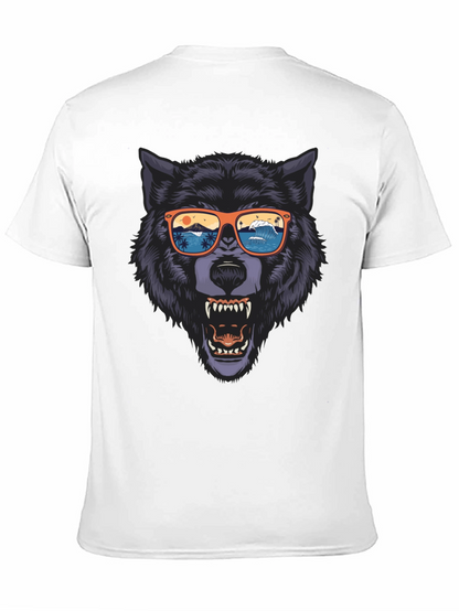 Wolf Graphic Tee - Beach Vibes