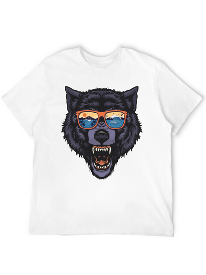 Wolf Graphic Tee - Beach Vibes