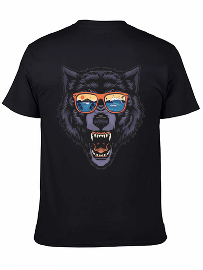 Wolf Graphic Tee - Beach Vibes