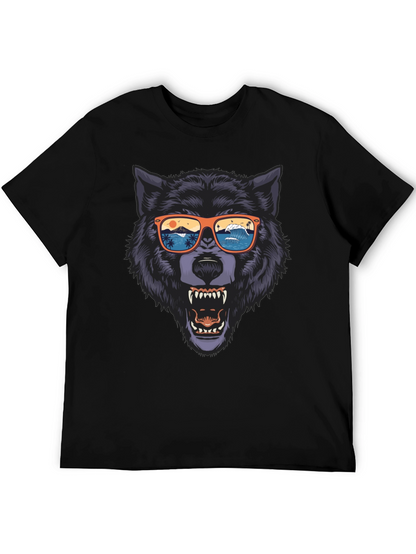 Wolf Graphic Tee - Beach Vibes