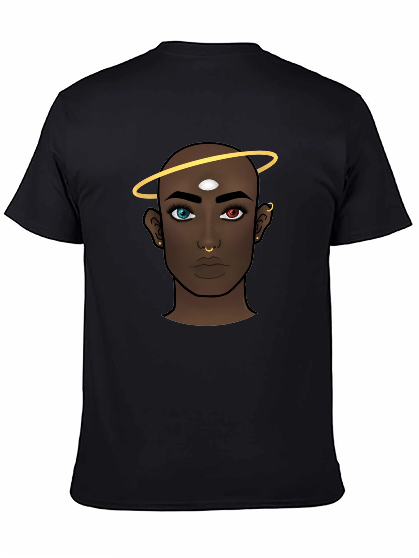 Mystic Vision Graphic Tee - Unisex Black T-Shirt
