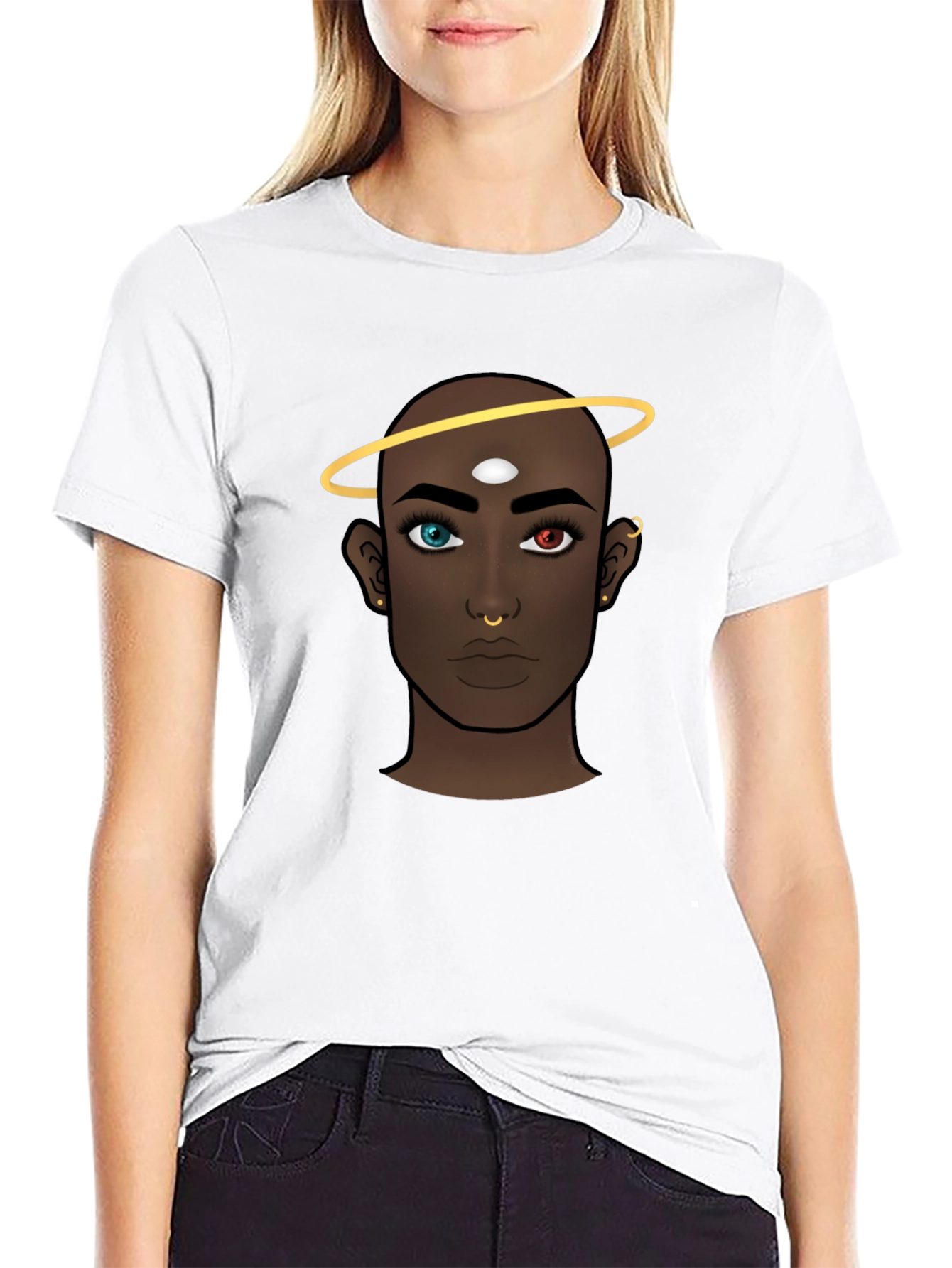 Mystic Vision Graphic Tee - Unisex Black T-Shirt