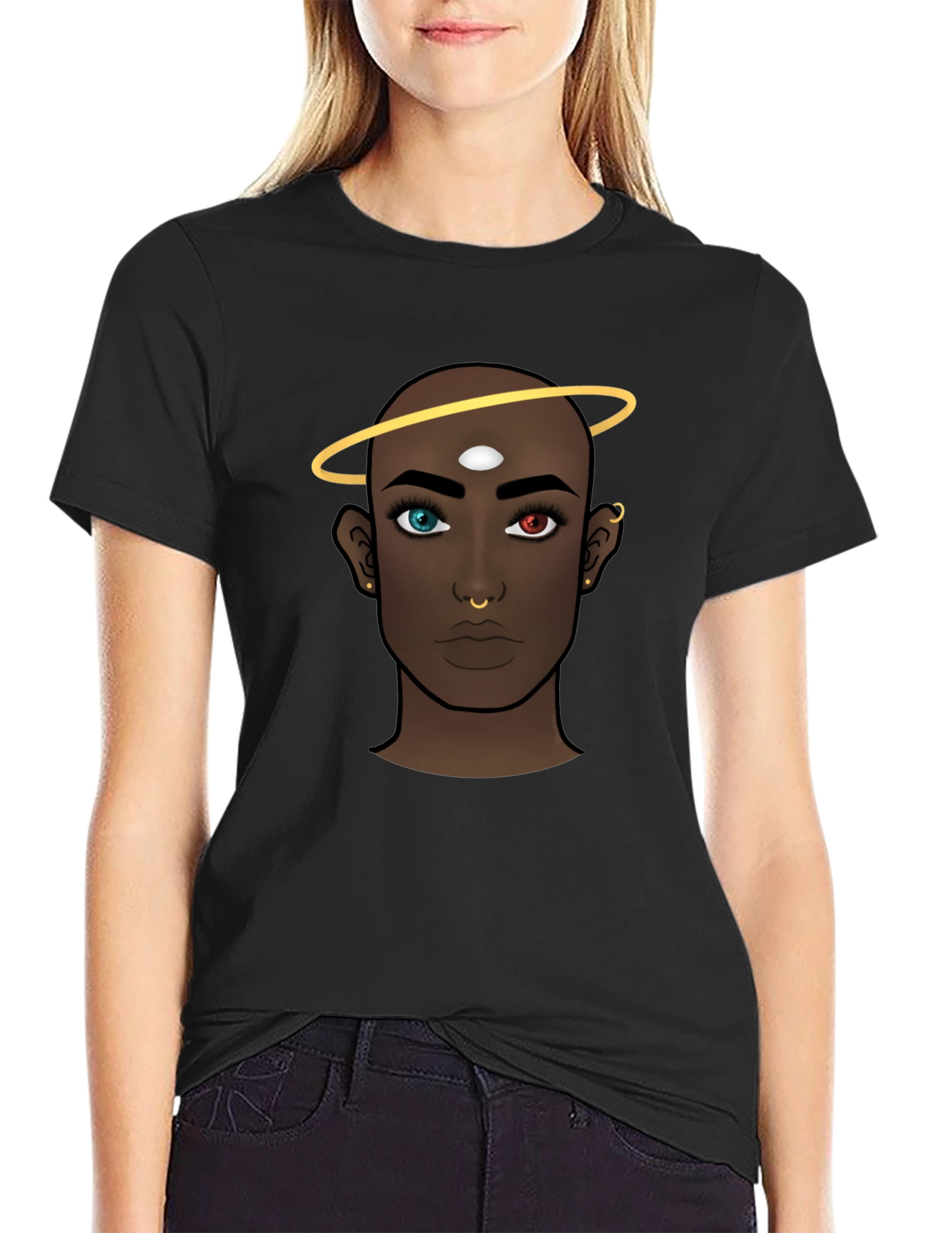 Mystic Vision Graphic Tee - Unisex Black T-Shirt