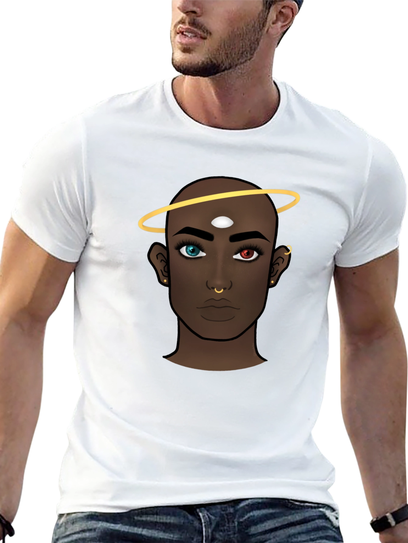 Mystic Vision Graphic Tee - Unisex Black T-Shirt