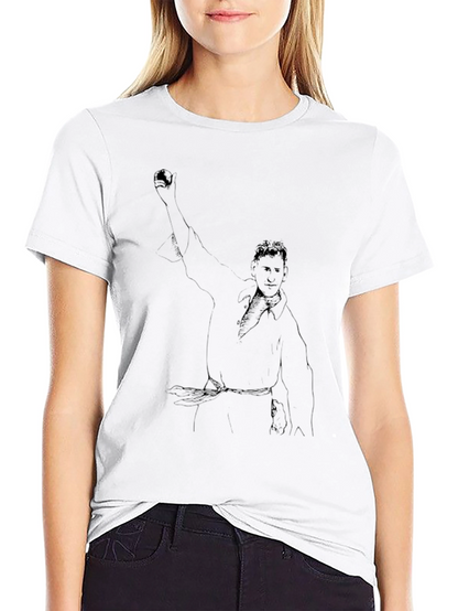 Black T-Shirt with Unique Graphic