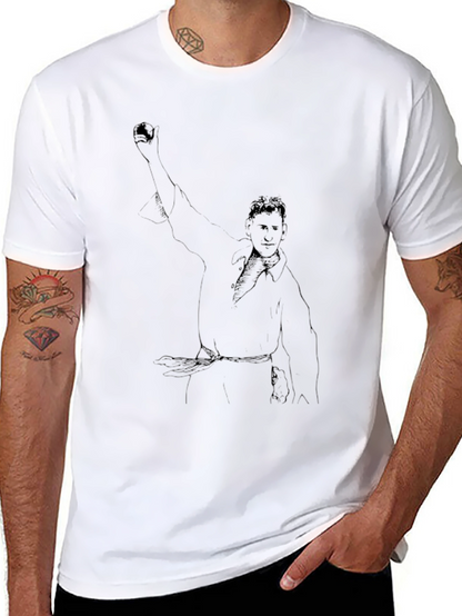 Black T-Shirt with Unique Graphic
