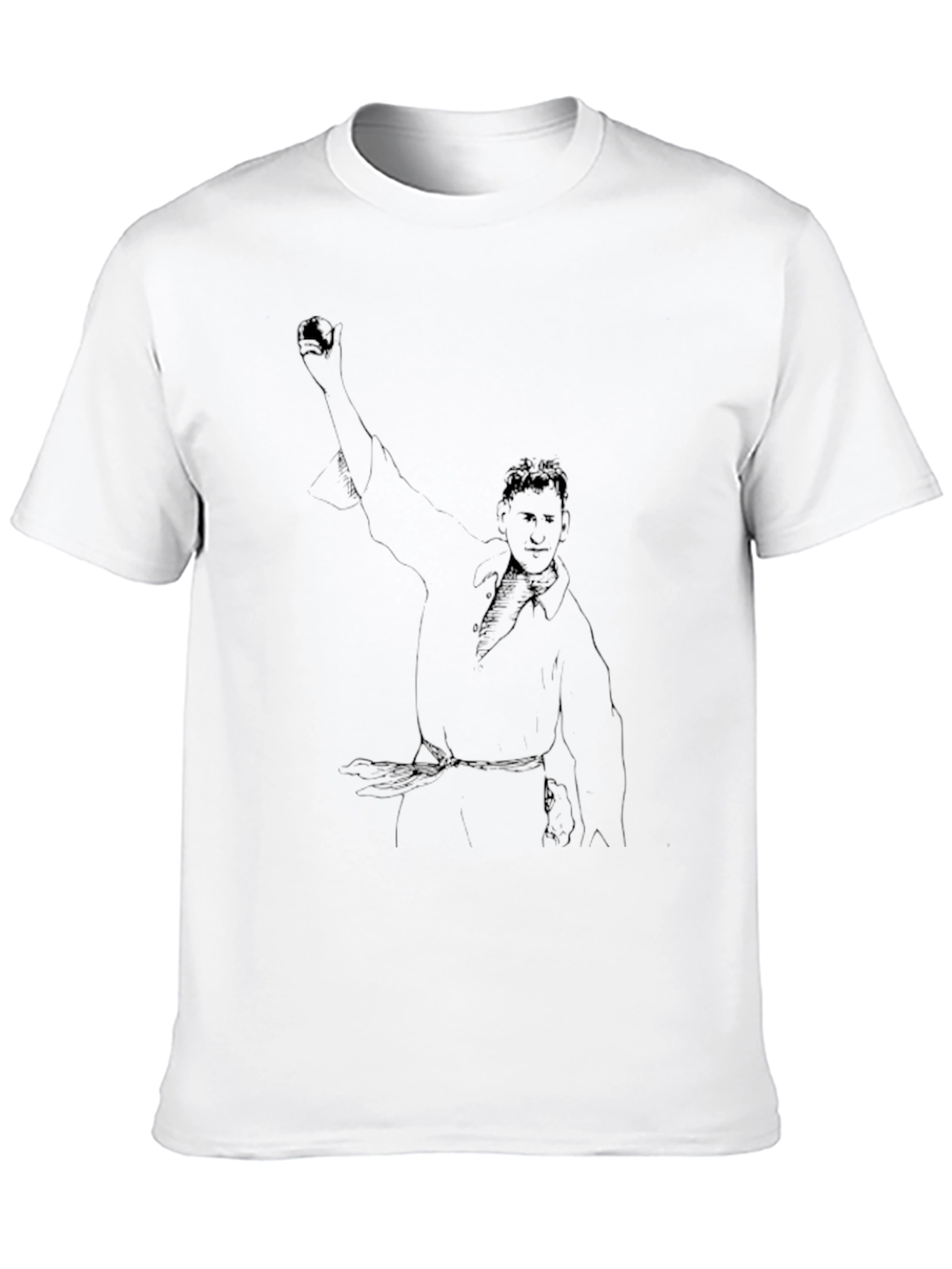 Black T-Shirt with Unique Graphic