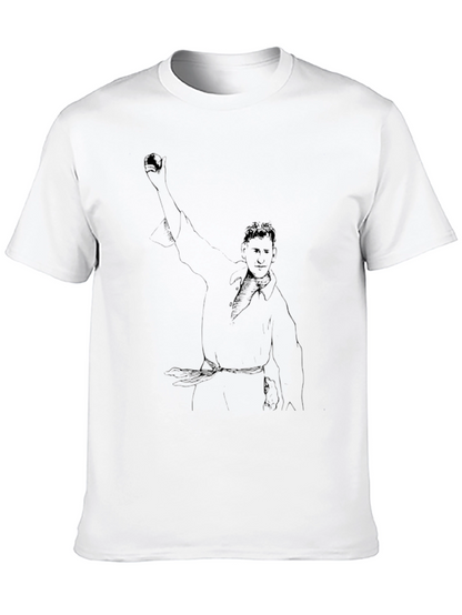 Black T-Shirt with Unique Graphic
