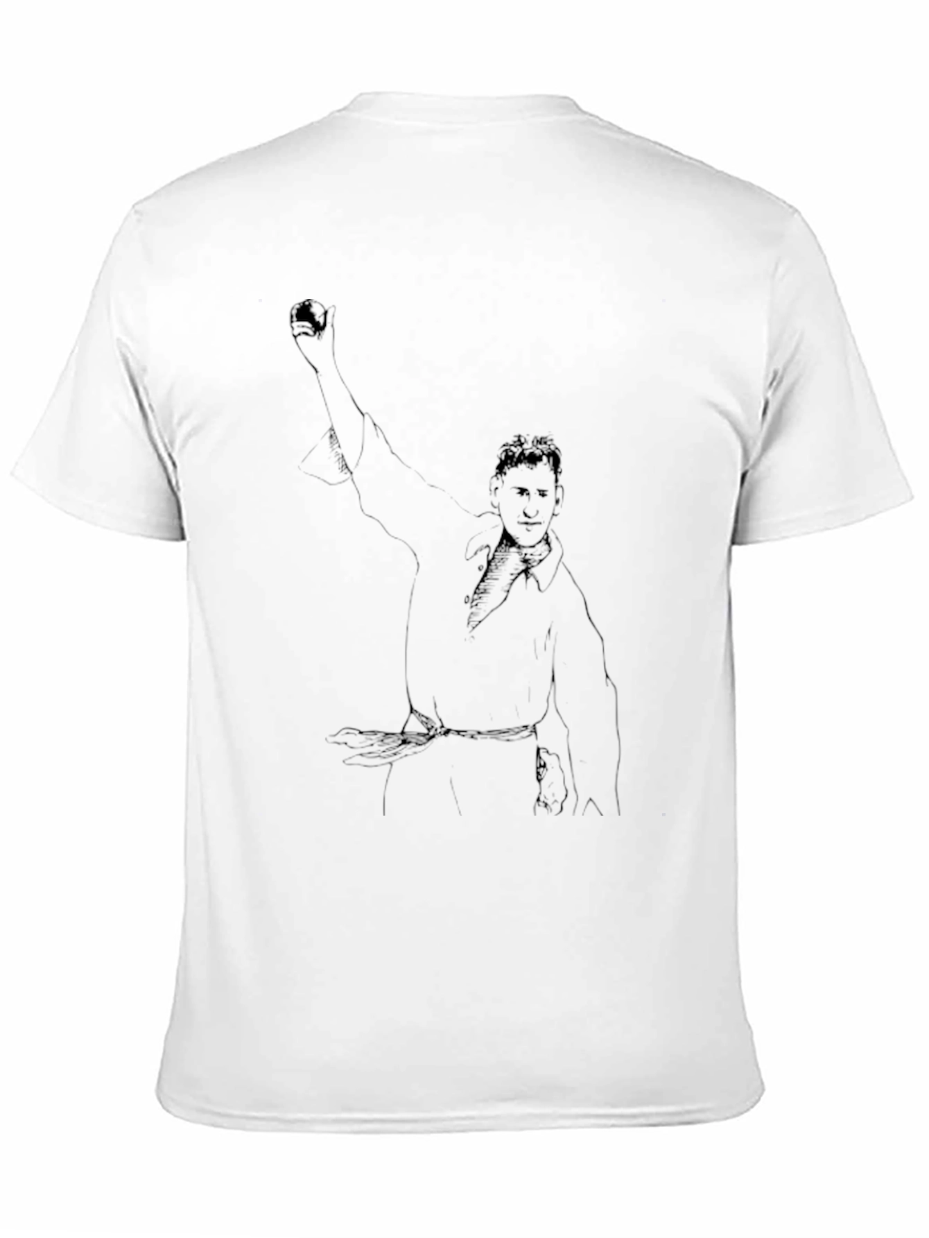 Black T-Shirt with Unique Graphic