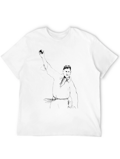 Black T-Shirt with Unique Graphic