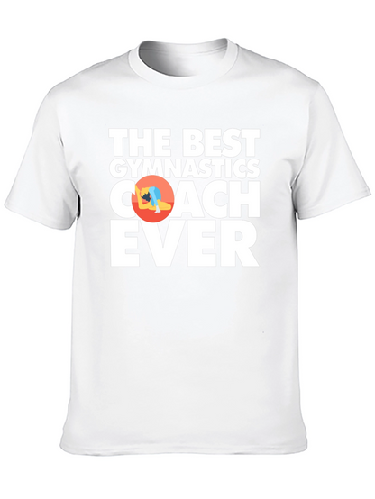 Gymnastics Coach T-Shirt - Best Coach Ever Graphic Tee