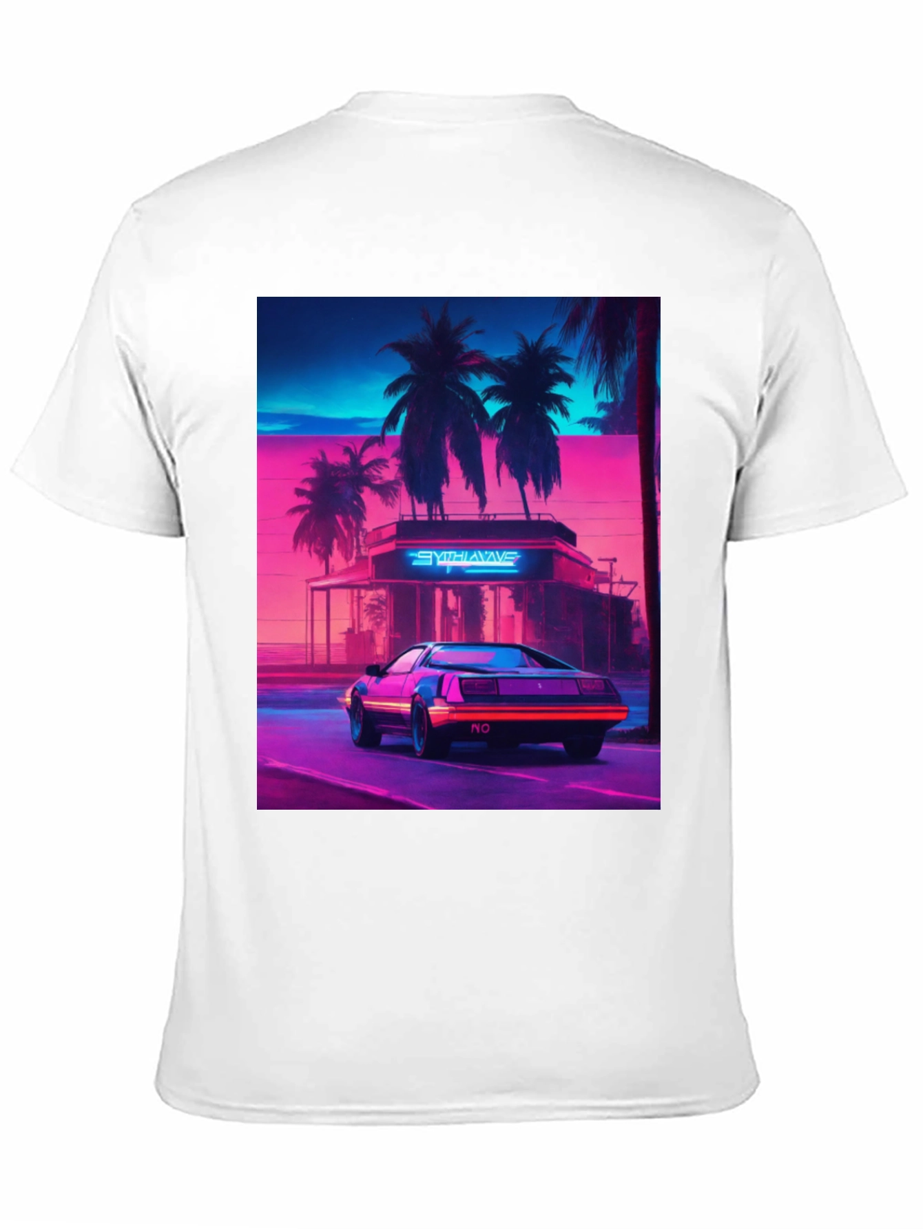 Synthwave Retro Car Graphic Tee
