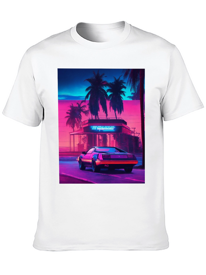 Synthwave Retro Car Graphic Tee