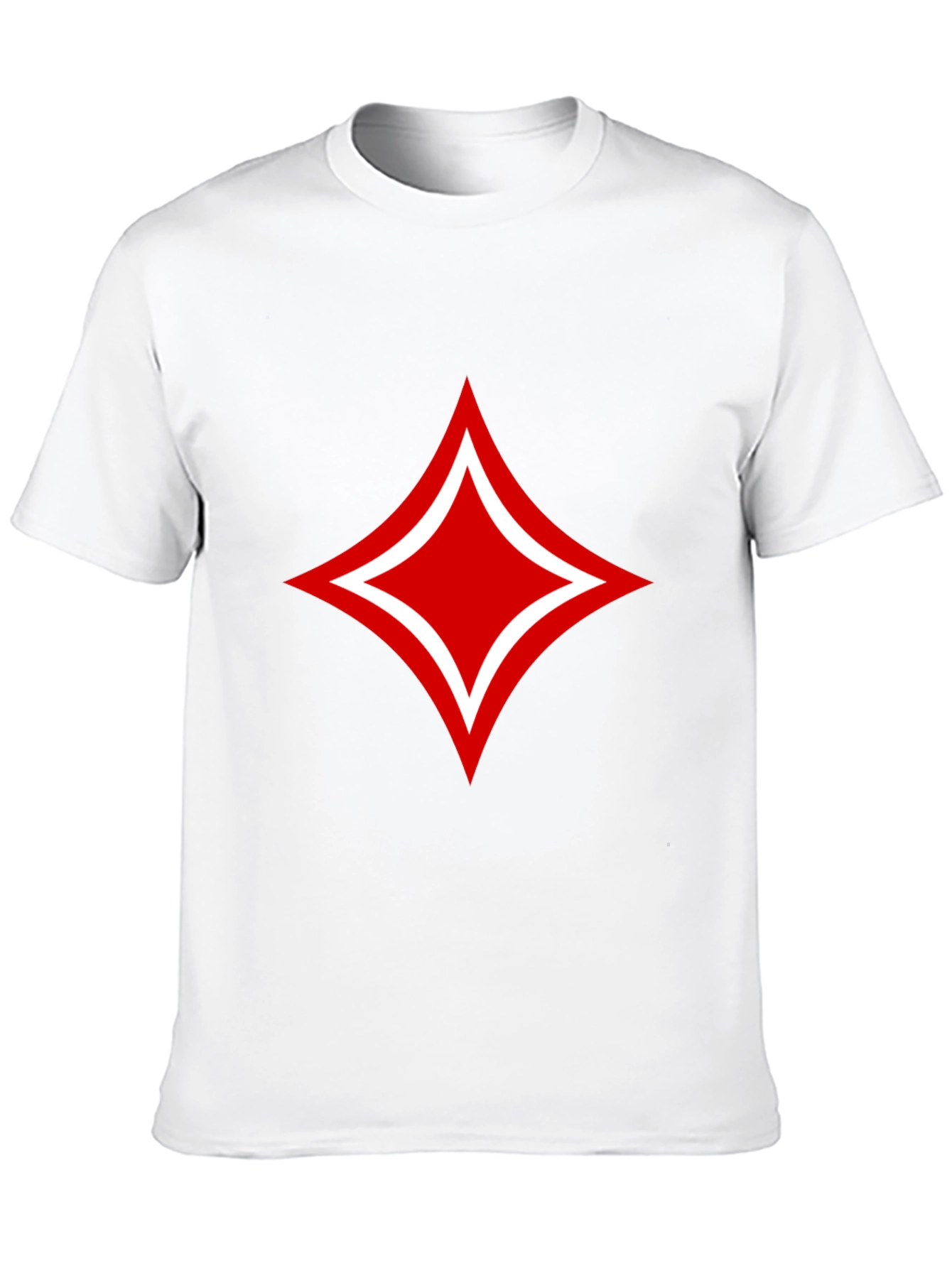 Red Diamond Black T-Shirt