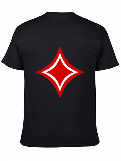 Red Diamond Black T-Shirt
