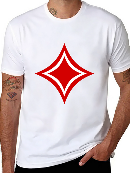 Red Diamond Black T-Shirt