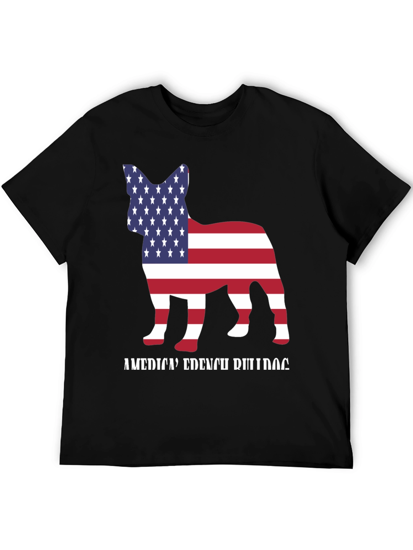 American French Bulldog T-Shirt Patriotic Dog Tee